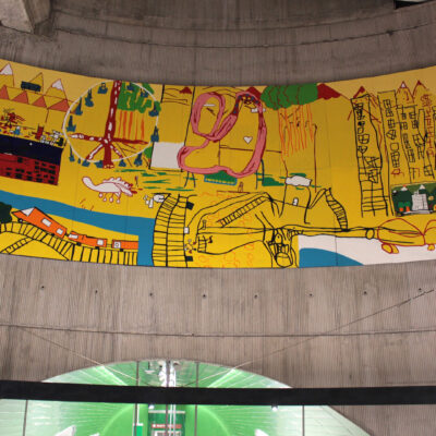 Mural instalado, vista 1 de 4